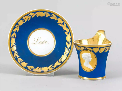 Luise cup with saucer, KPM Berlin,