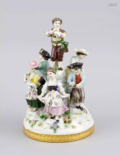 Porcelain group, Ludwigsburg, 20th