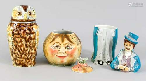 Three joke jugs, Gentleman, Steel a