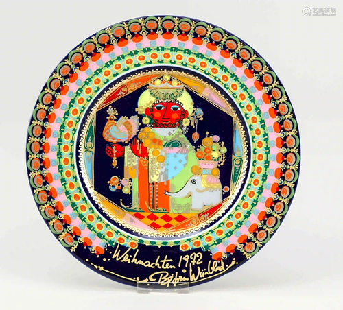 Christmas plate, ''Heilige drei KÃ¶n