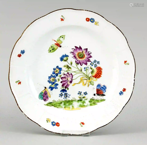 Plate, Meissen, 18th century, 1st c