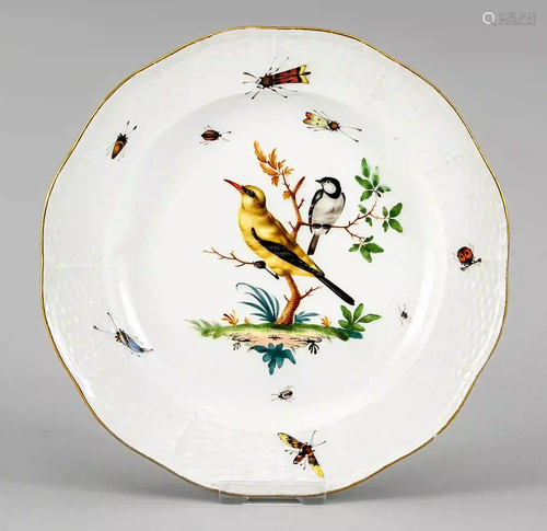 Plate, Meissen, 18th century, mark