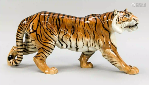 Big striding tiger, Hutschenreuther