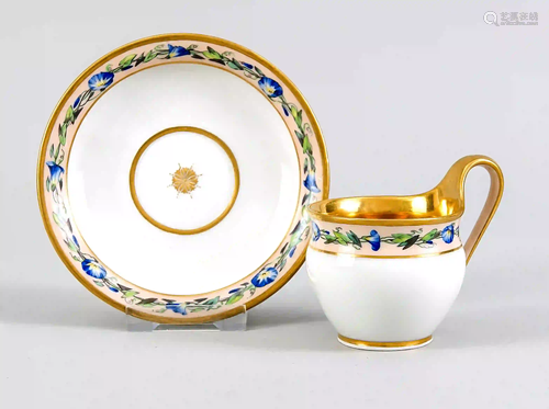 Cup and saucer, KPM Berlin, c. 1800