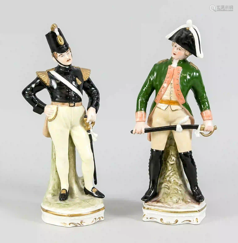 Two figures, Spanish cavalryman, an