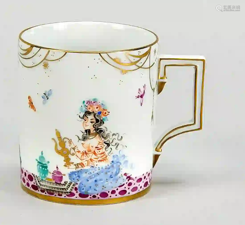 Handle mug, Meissen, end of 20th ce