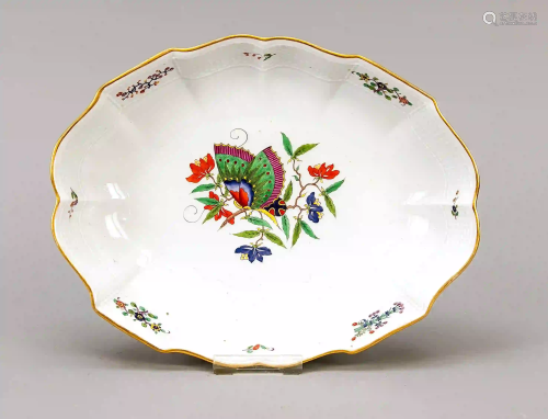Oval bowl, Meissen, mark Pfeifferze