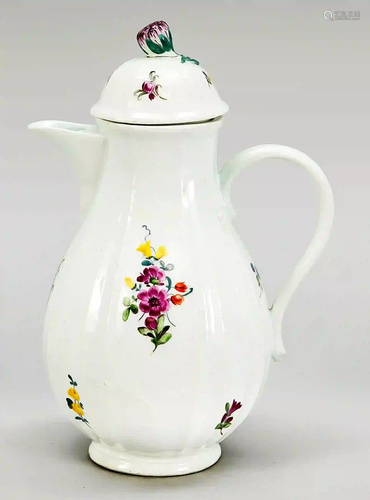 Coffee pot, Meissen, mark 1740-1780