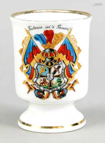 Studentika cup with coat of arms, 1