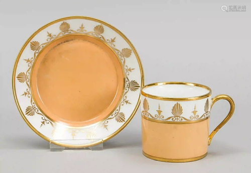 Cup with saucer, Sevres, mark 1802-