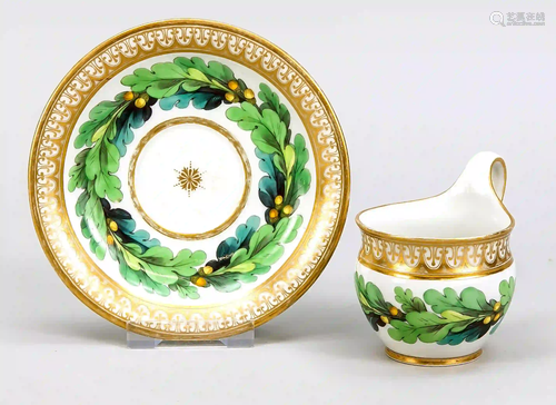 Cup with saucer, KPM Berlin, c. 180