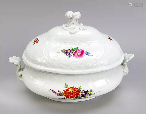 Lidded tureen, Meissen, mark after