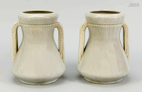 Pair of art deco vases, 1920-30s, G