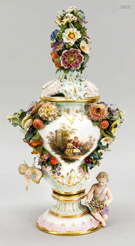 Porpourri vase, Meissen, Knauffschw