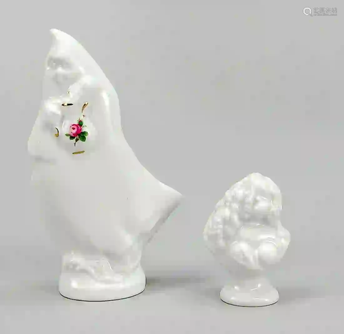 Two figures Meissen, late 20th / ea