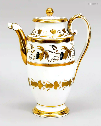 Coffee pot, 19th century, Empire sh