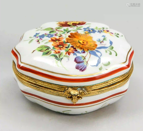 Small lidded box, France, c. 1900,