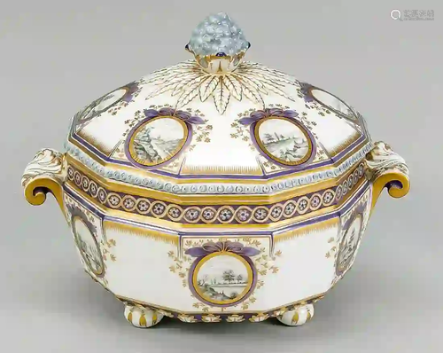 Lidded tureen, Nymphenburg, late 19