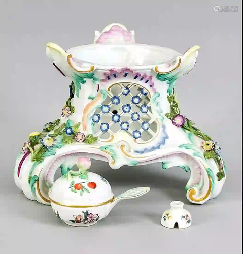 Teapot warmer, Meissen, 19th centur