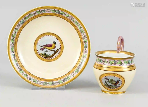 Cup and saucer, KPM Berlin, c. 1800