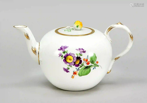 Teapot, Meissen, 1950s, 1st choice,