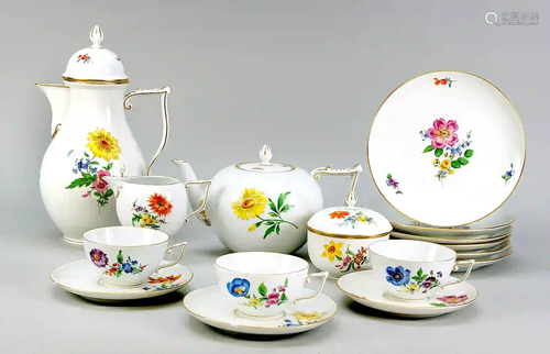 Coffee and tea set for 6 persons, 2