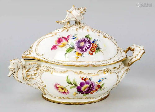 Small lidded tureen, KPM Berlin, ea