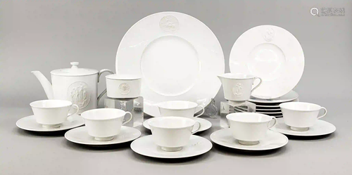 Tea service for 6 persons, 22 pcs,