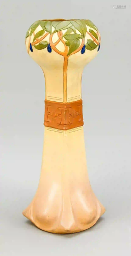 Art Nouveau vase, Julius Dressler,