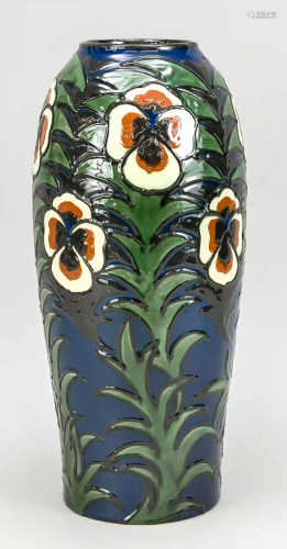 Art Nouveau vase, clay works Kander