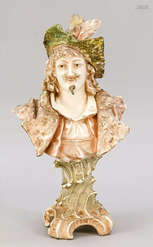 Bust of a nobleman, around 1900, ce