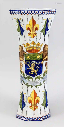 Vase, faience, w. Netherlands 18th/