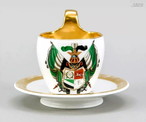 A ceremonial cup with a saucer, Stu