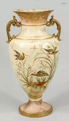 Large bottom vase, late 19th c., am