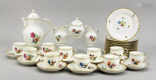 Coffee service for 10 persons, 34 p