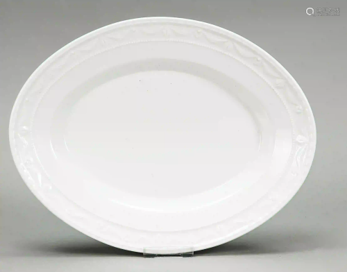 Oval platter, KPM Berlin, mark 1962