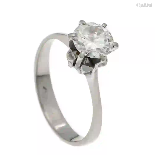 Diamond ring WG 750/000 with a dia
