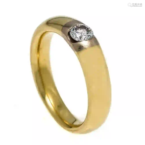 Diamond ring GG / WG 750/000 with