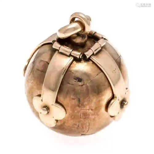 Freemason ball pendant around 1900
