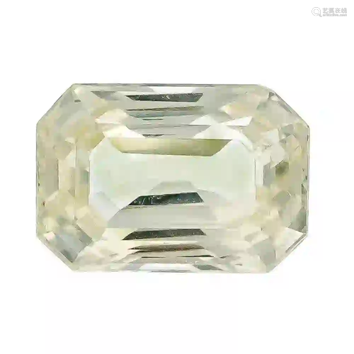 Yellow sapphire 3.58 ct, very ligh