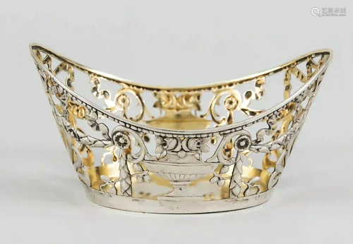 Empire-style oval basket, German,