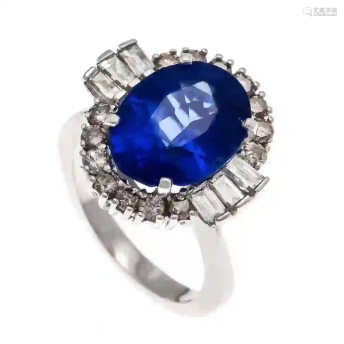 Sapphire and brilliant ring WG 585