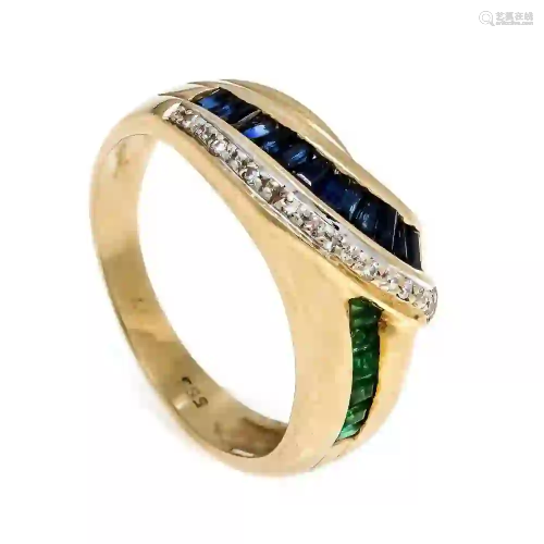 Sapphire-emerald-brilliant-ring, G