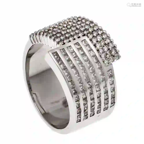 Diamond ring WG 750/000 with brill