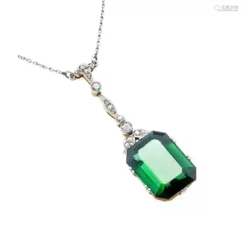 Art Deco tourmaline necklace GG 58