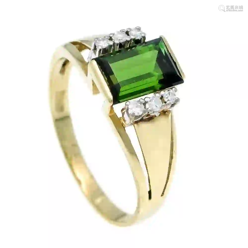 Tourmaline diamond ring GG 585/000