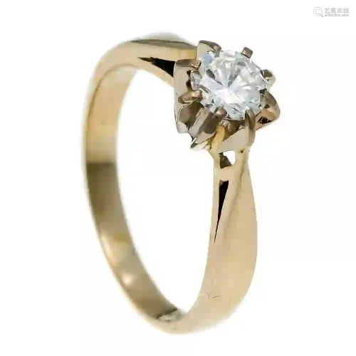 Diamond ring GG / WG 750/000 with