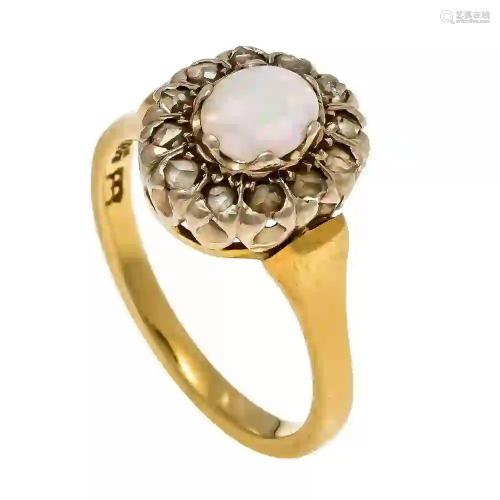 Opal diamond ring GG / WG 585/000