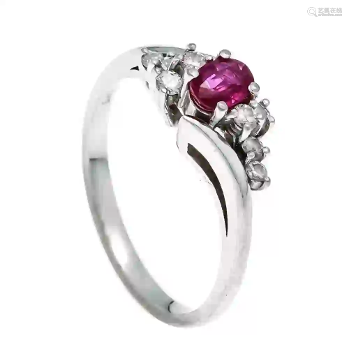 Ruby and brilliant ring WG 585/000