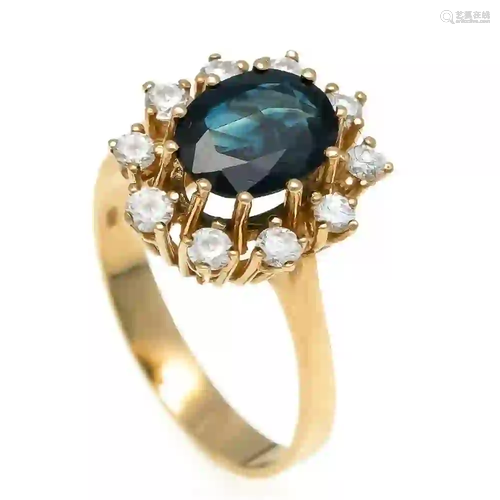 Sapphire and brilliant ring, GG 58